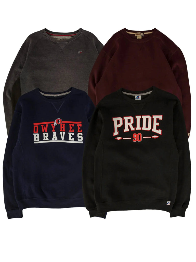 Wholesale selection of vintage russell athletic sweastshirts