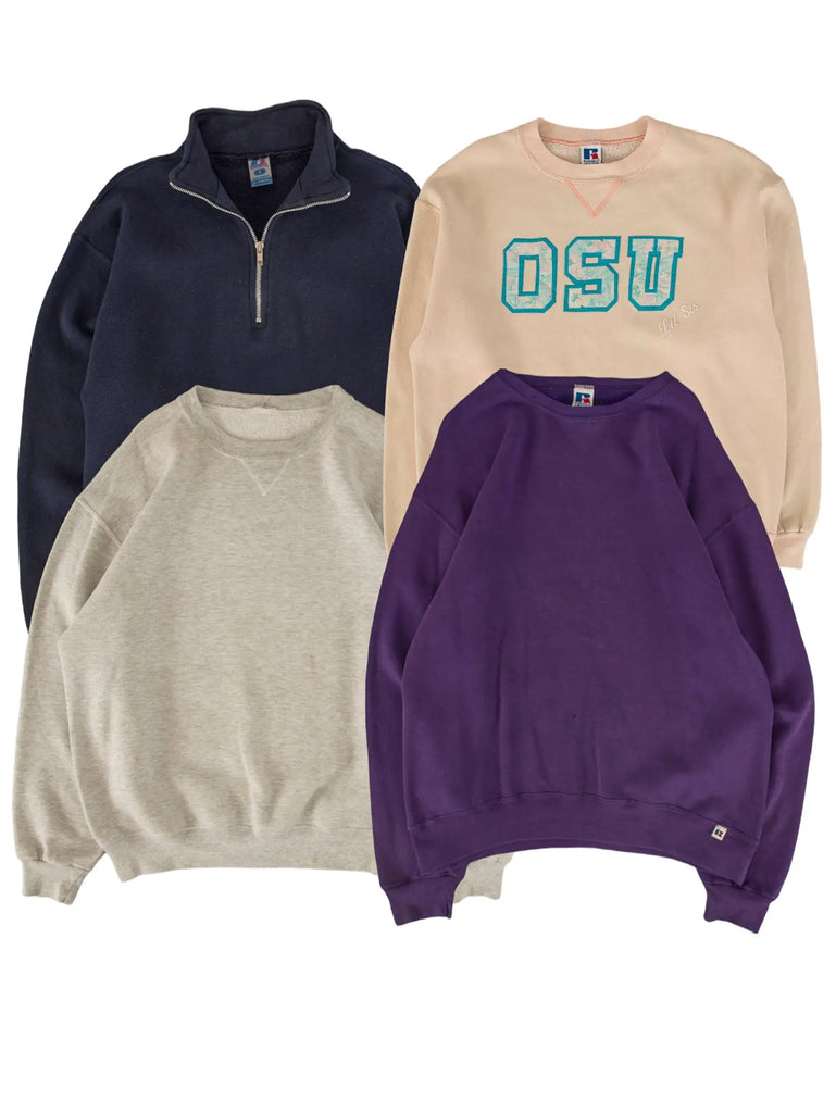 Wholesale selection of vintage russell athletic sweastshirts